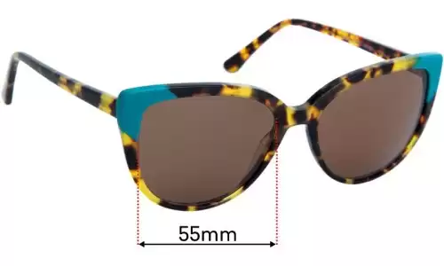 Sunglass Fix Ersatzgläser für Solar & Solar S322 - 55mm Wide Sunglass Fix Ersatzgläser für Solar & Solar S322 - 55mm Wide