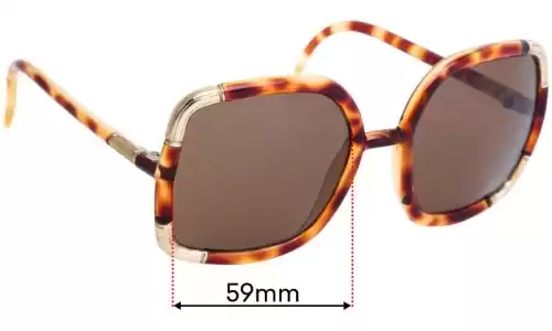 Sunglass Fix Ersatzgläser für Ted Lapidus TL 0701 - 59mm Wide Sunglass Fix Ersatzgläser für Ted Lapidus TL 0701 - 59mm Wide