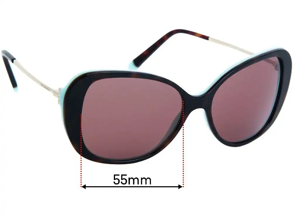 Sunglass Fix Ersatzgläser für Tiffany & Co TF4156 - 55mm Wide Sunglass Fix Ersatzgläser für Tiffany & Co TF4156 - 55mm Wide