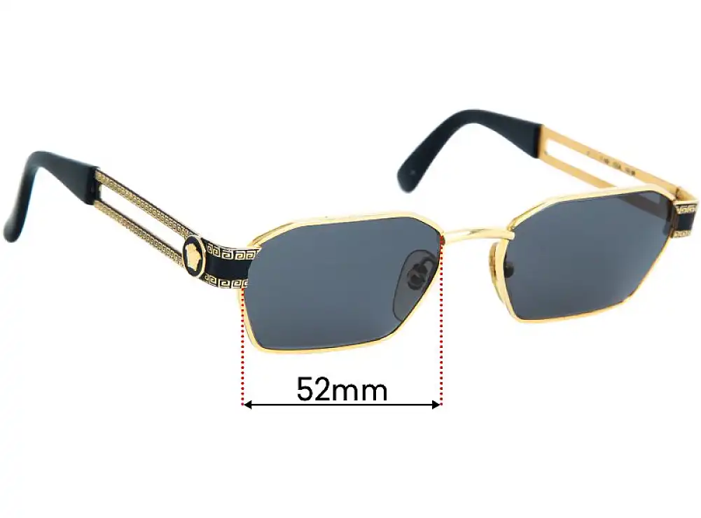 Sunglass Fix Ersatzgläser für Versace MOD S69 - 52mm Wide Sunglass Fix Ersatzgläser für Versace MOD S69 - 52mm Wide