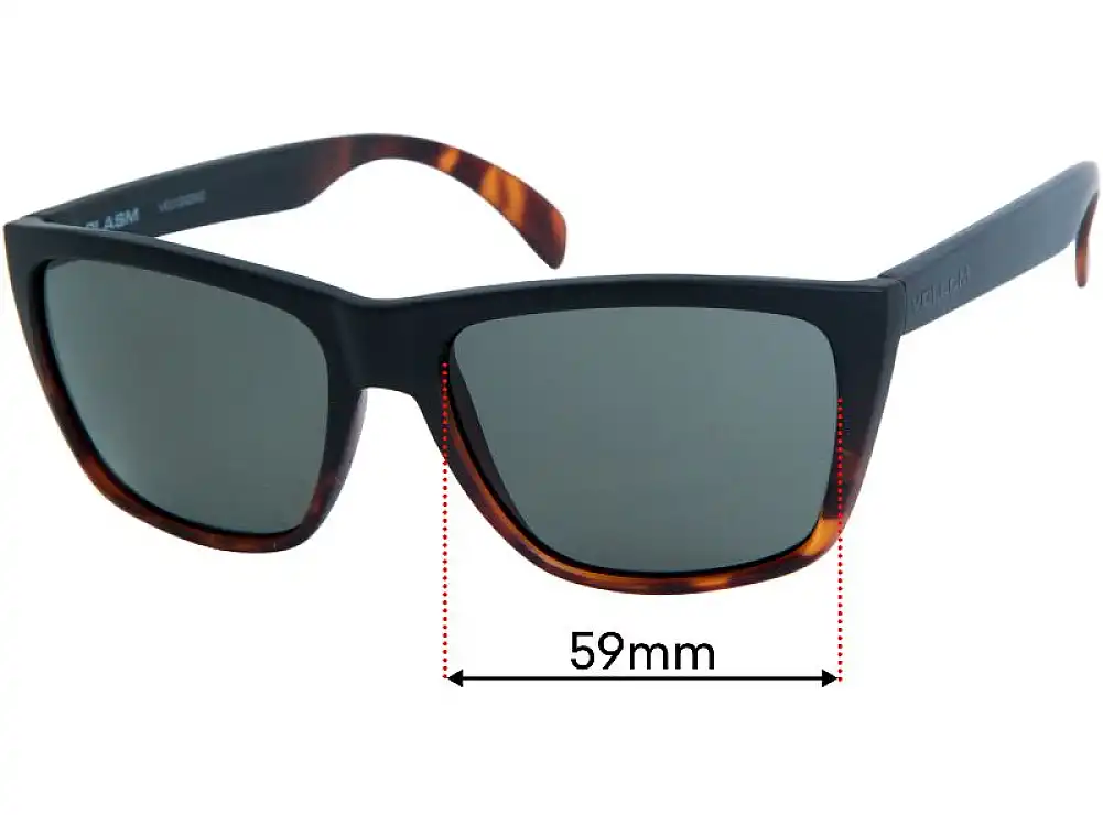 Sunglass Fix Ersatzgläser für Volcom Plasm - 59mm Wide Sunglass Fix Ersatzgläser für Volcom Plasm - 59mm Wide