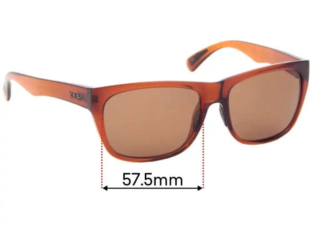 Sunglass Fix Ersatzgläser für Zeal Carson - 58mm Wide Sunglass Fix Ersatzgläser für Zeal Carson - 58mm Wide
