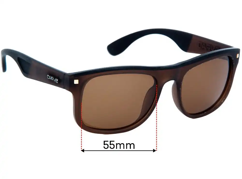 Sunglass Fix Ersatzgläser für Carve Swing City - 55mm Wide Sunglass Fix Ersatzgläser für Carve Swing City - 55mm Wide