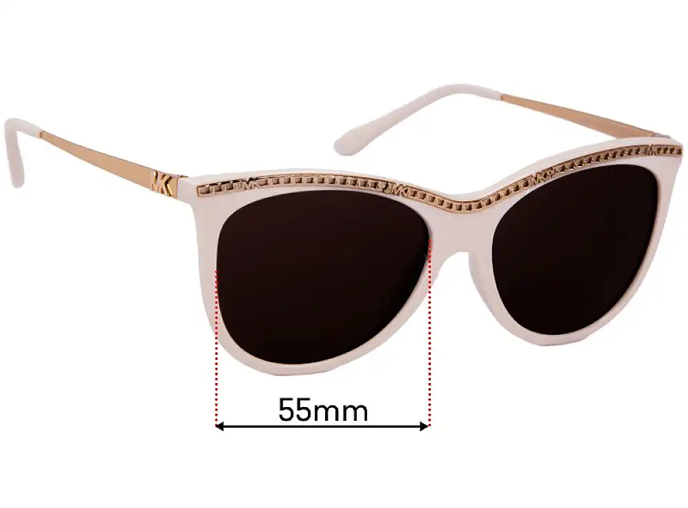 Sunglass Fix Ersatzgläser für Michael Kors MK2141 Copenhagen - 55mm Wide Sunglass Fix Ersatzgläser für Michael Kors MK2141 Copenhagen - 55mm Wide