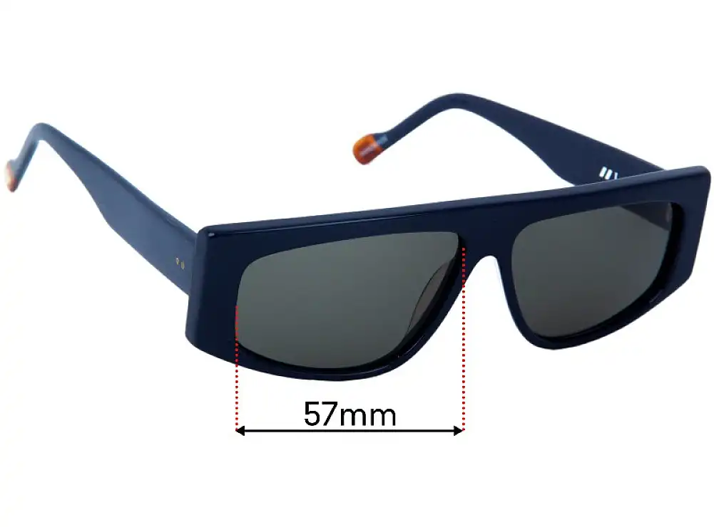 Sunglass Fix Ersatzgläser für Le Specs Starship - 57mm Wide Sunglass Fix Ersatzgläser für Le Specs Starship - 57mm Wide