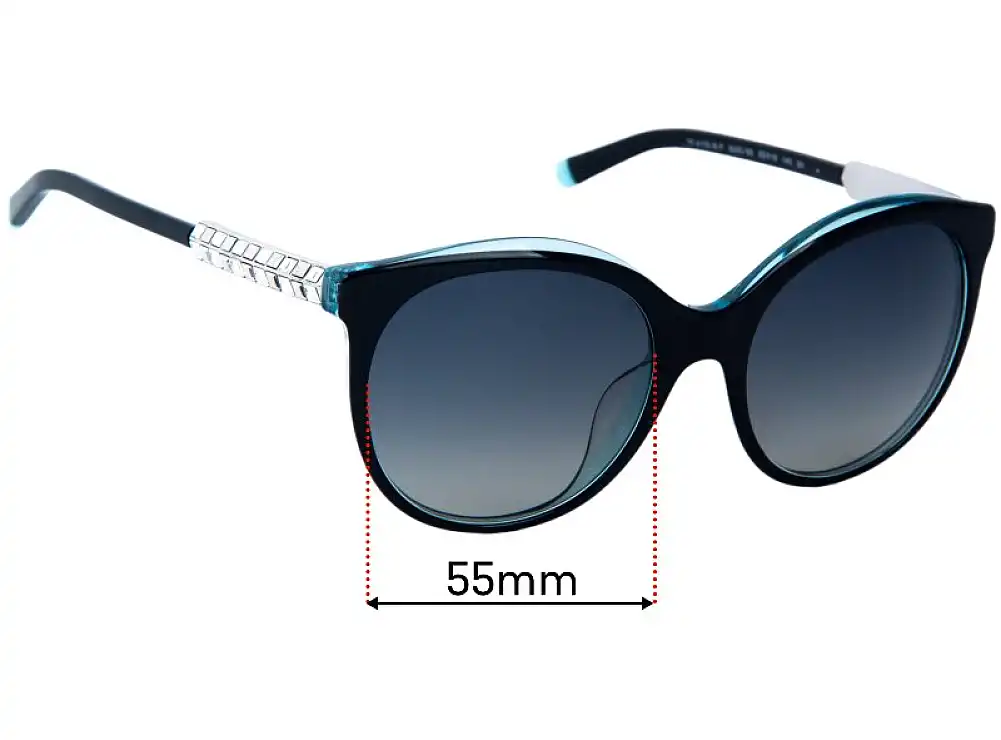 Sunglass Fix Ersatzgläser für Tiffany & Co TF4175-B-F - 55mm Wide Sunglass Fix Ersatzgläser für Tiffany & Co TF4175-B-F - 55mm Wide