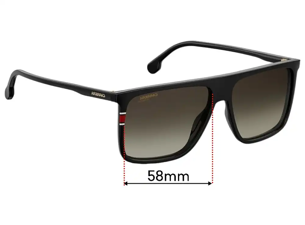 Sunglass Fix Ersatzgläser für Carrera 172/S - 58mm Wide Sunglass Fix Ersatzgläser für Carrera 172/S - 58mm Wide