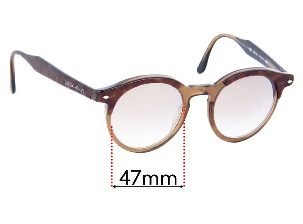 Sunglass Fix Ersatzgläser für Giorgio Armani 406 - 47mm Wide Sunglass Fix Ersatzgläser für Giorgio Armani 406 - 47mm Wide