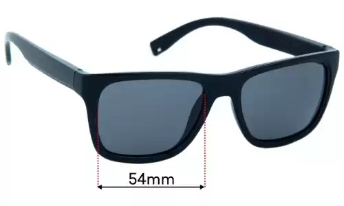 Sunglass Fix Ersatzgläser für Lacoste L816SP - 54mm Wide Lacoste L816SP Ersatzlinsen 54mm wide