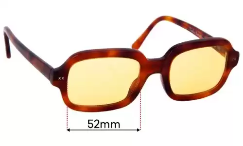 Sunglass Fix Ersatzgläser für Lexxola Jordy - 52mm Wide Lexxola Jordy Ersatzlinsen 52mm wide