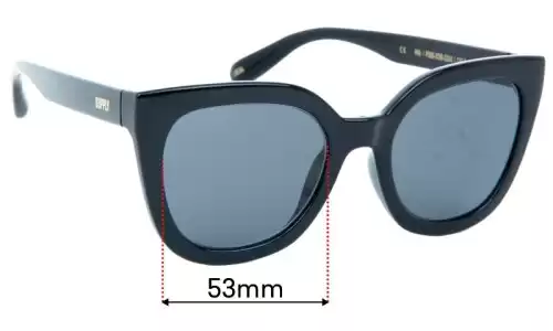 Sunglass Fix Ersatzgläser für Local Supply MIA - 53mm Wide Local Supply MIA Ersatzlinsen 53mm wide