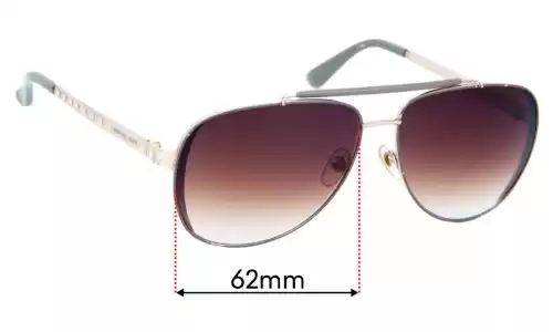 Sunglass Fix Ersatzgläser für Michael Kors Kendall (M2064S) - 62mm Wide Michael Kors Kendall (M2064S) Ersatzlinsen 62mm wide