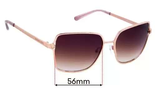 Sunglass Fix Ersatzgläser für Michael Kors MK1087 Cancun - 56mm Wide Michael Kors MK1087 Cancun Ersatzlinsen 56mm wide