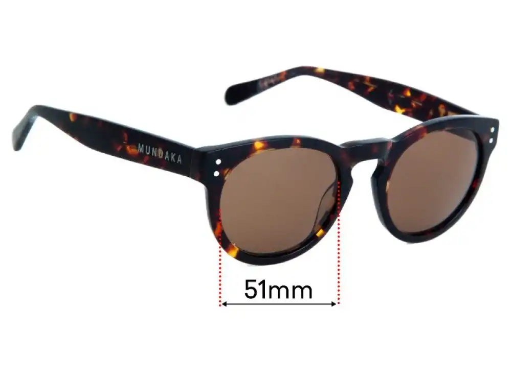 Sunglass Fix Ersatzgläser für Mundaka Fuel - 49mm Wide Sunglass Fix Ersatzgläser für Mundaka Fuel - 49mm Wide