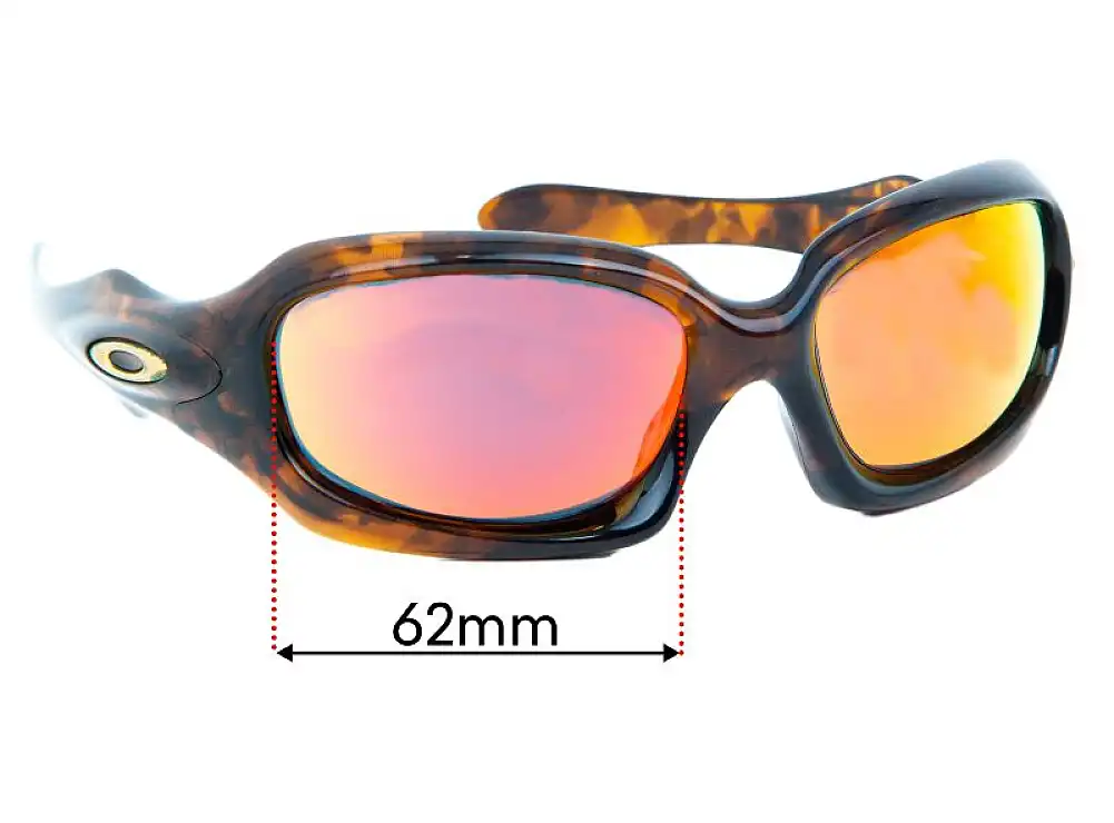 Sunglass Fix Ersatzgläser für Oakley Monster Doggle - 62mm Wide Sunglass Fix Ersatzgläser für Oakley Monster Doggle - 62mm Wide