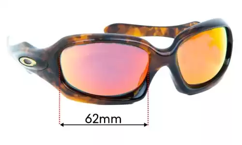 Sunglass Fix Ersatzgläser für Oakley Monster Doggle - 62mm Wide Oakley Monster Doggle Ersatzlinsen 62mm wide