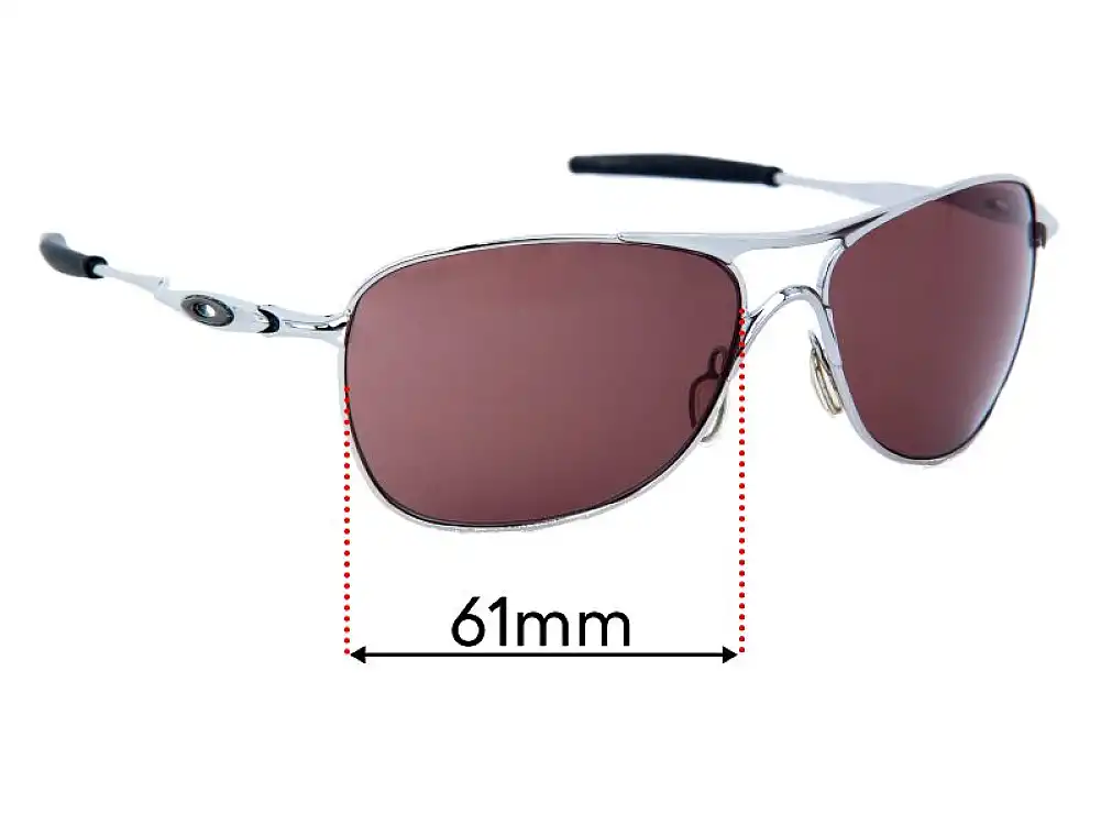 Sunglass Fix Ersatzgläser für Oakley Crosshair 3 OO6014 - 61mm Wide Sunglass Fix Ersatzgläser für Oakley Crosshair 3 OO6014 - 61mm Wide