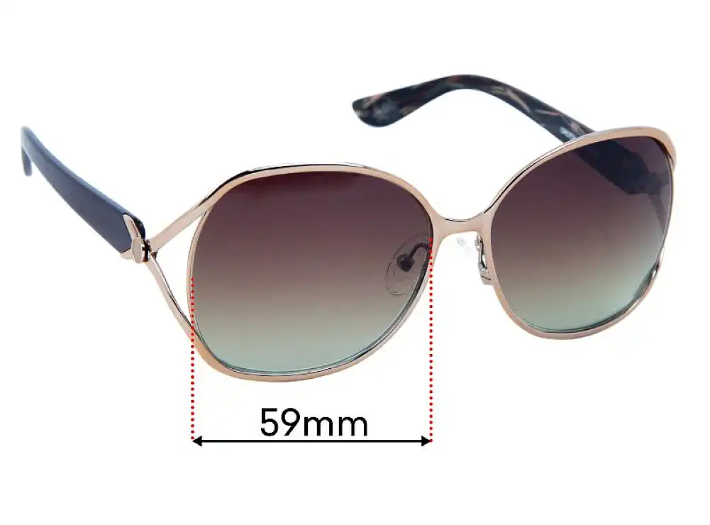 Sunglass Fix Ersatzgläser für Oroton Del A Mer - 59mm Wide Sunglass Fix Ersatzgläser für Oroton Del A Mer - 59mm Wide