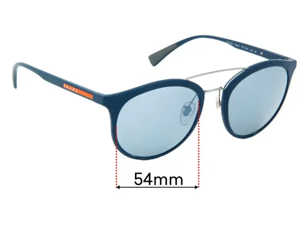 Sunglass Fix Ersatzgläser für Prada SPS04R & PS04RS - 54mm Wide Sunglass Fix Ersatzgläser für Prada SPS04R & PS04RS - 54mm Wide