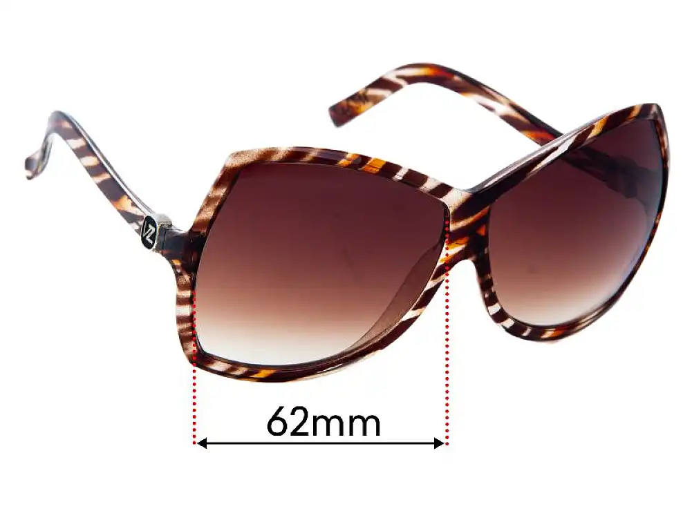 Sunglass Fix Ersatzgläser für Von Zipper Nessie - 62mm Wide Sunglass Fix Ersatzgläser für Von Zipper Nessie - 62mm Wide