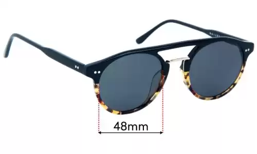 Sunglass Fix Ersatzgläser für Bailey Nelson Ward - 48mm Wide Bailey Nelson Ward Ersatzlinsen 48mm wide