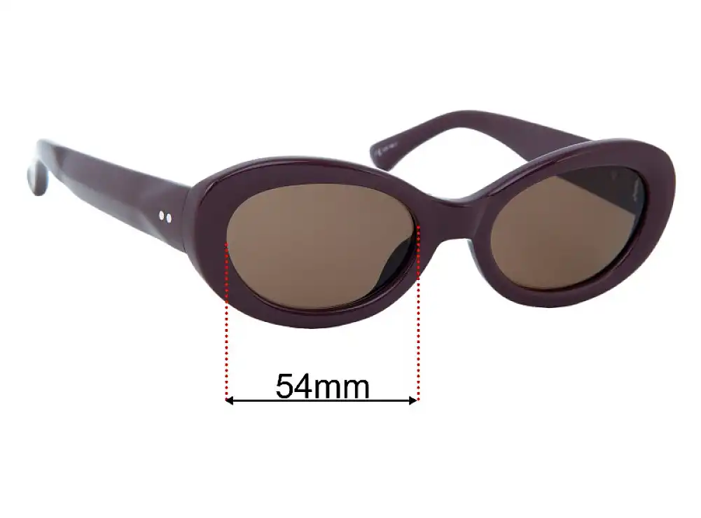 Sunglass Fix Ersatzgläser für Dries Van Noten DVN/211/4 - 54mm Wide Sunglass Fix Ersatzgläser für Dries Van Noten DVN/211/4 - 54mm Wide