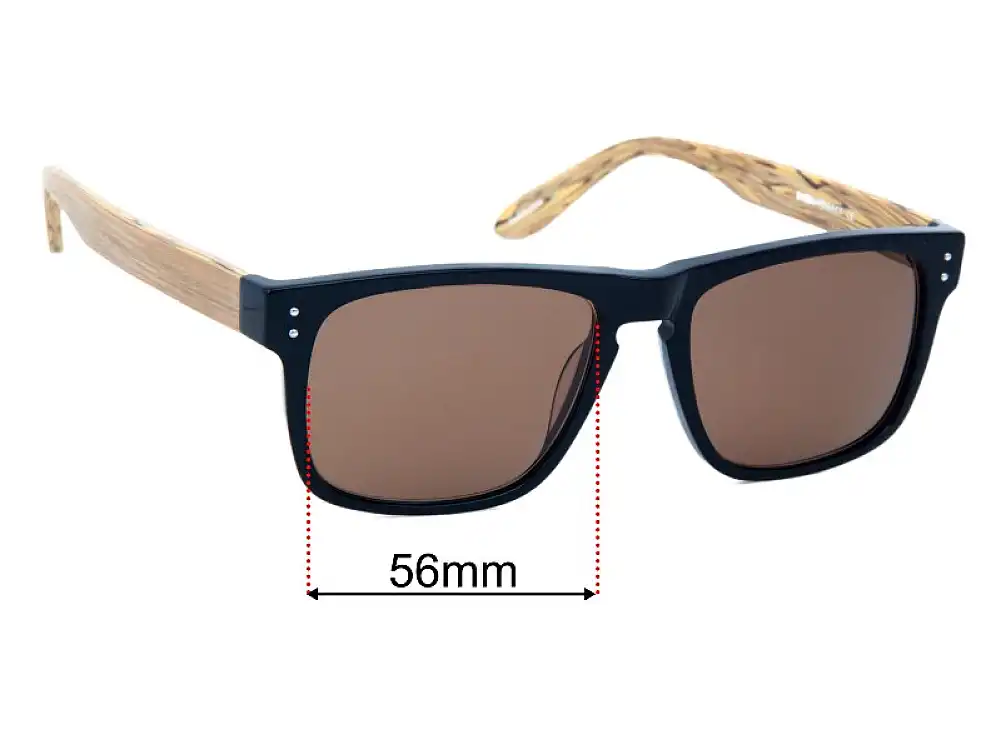 Sunglass Fix Ersatzgläser für Eye Buy Direct Sergi - 56mm Wide Sunglass Fix Ersatzgläser für Eye Buy Direct Sergi - 56mm Wide
