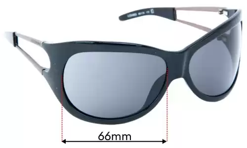 Sunglass Fix Ersatzgläser für Les Copains LC54903 - 66mm Wide Les Copains LC54903 Ersatzlinsen 66mm wide