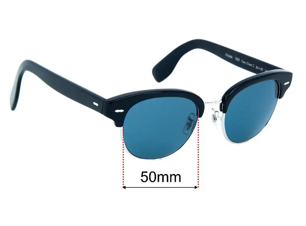 Sunglass Fix Ersatzgläser für Oliver Peoples OV5436S Cary Grant 2 - 50mm Wide Sunglass Fix Ersatzgläser für Oliver Peoples OV5436S Cary Grant 2 - 50mm Wide