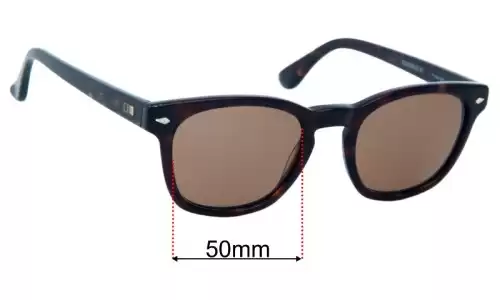 Sunglass Fix Ersatzgläser für Otis Summer of 67 - 50mm Wide Otis Summer of 67 Ersatzlinsen 50mm wide