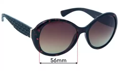 Sunglass Fix Ersatzgläser für Ralph Lauren RA 5175 - 56mm Wide Ralph Lauren RA 5175 Ersatzgläser 56mm wide