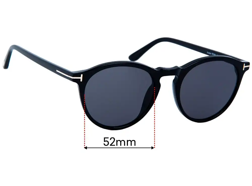 Sunglass Fix Ersatzgläser für Tom Ford TF904 Aurele - 52mm Wide Sunglass Fix Ersatzgläser für Tom Ford TF904 Aurele - 52mm Wide