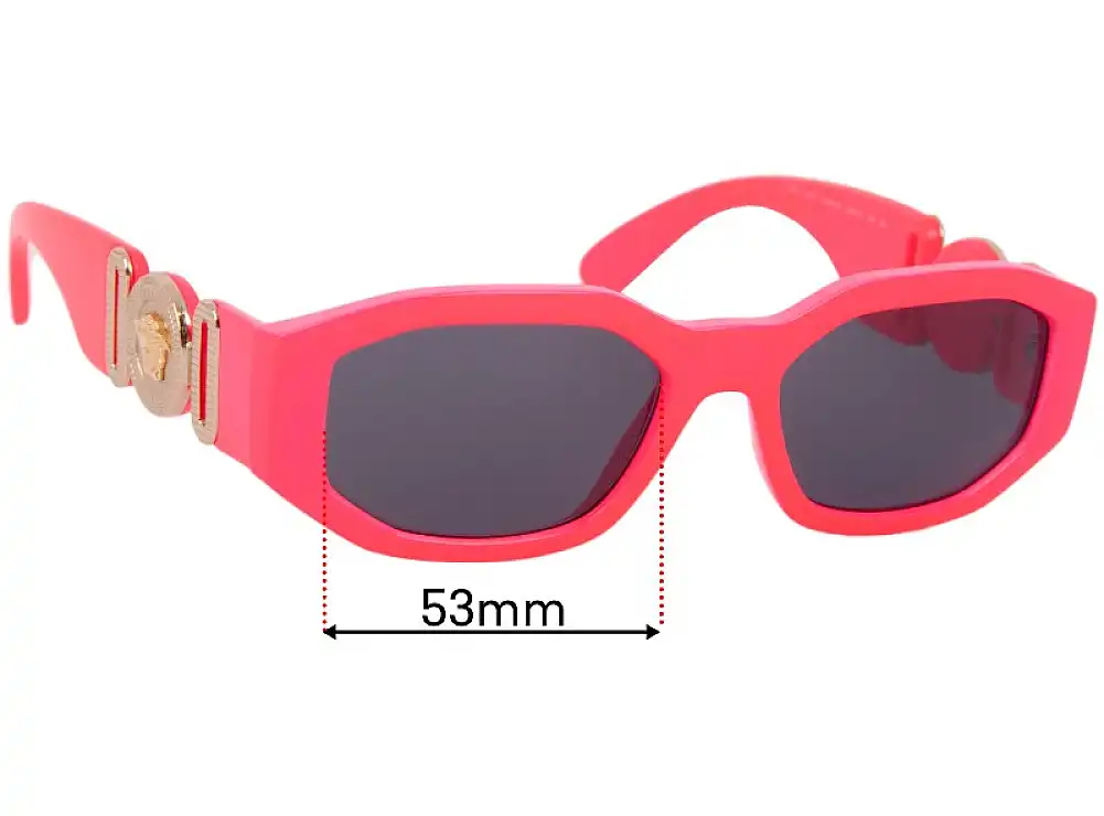 Sunglass Fix Ersatzgläser für Versace Medusa Biggie MOD. 4361 - 53mm Wide Sunglass Fix Ersatzgläser für Versace Medusa Biggie MOD. 4361 - 53mm Wide