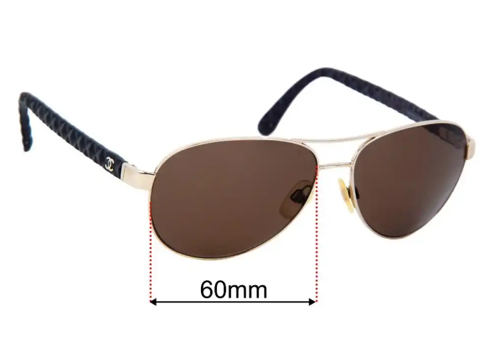 Sunglass Fix Ersatzgläser für Chanel 4204-Q - 60mm Wide Sunglass Fix Ersatzgläser für Chanel 4204-Q - 60mm Wide