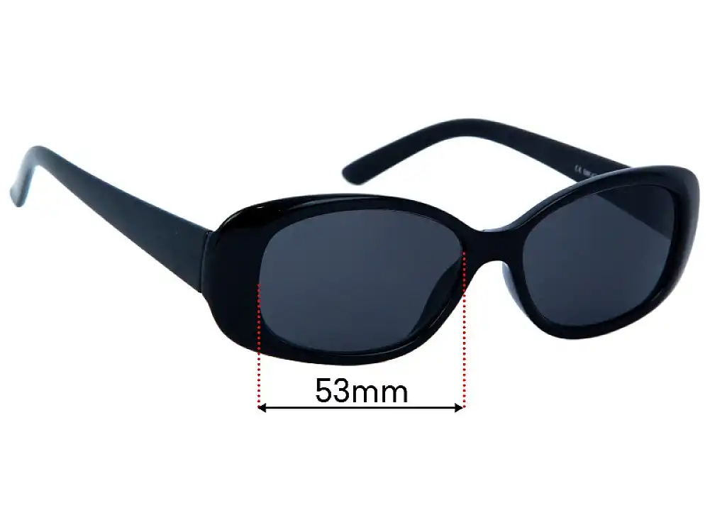 Sunglass Fix Ersatzgläser für Indie Eyewear Halifax - 53mm Wide Sunglass Fix Ersatzgläser für Indie Eyewear Halifax - 53mm Wide