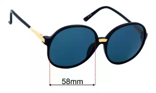 Linda Farrow LFL 15 Replacement Lenses Linda Farrow LFL 15 Sunglasses Replacement Lenses