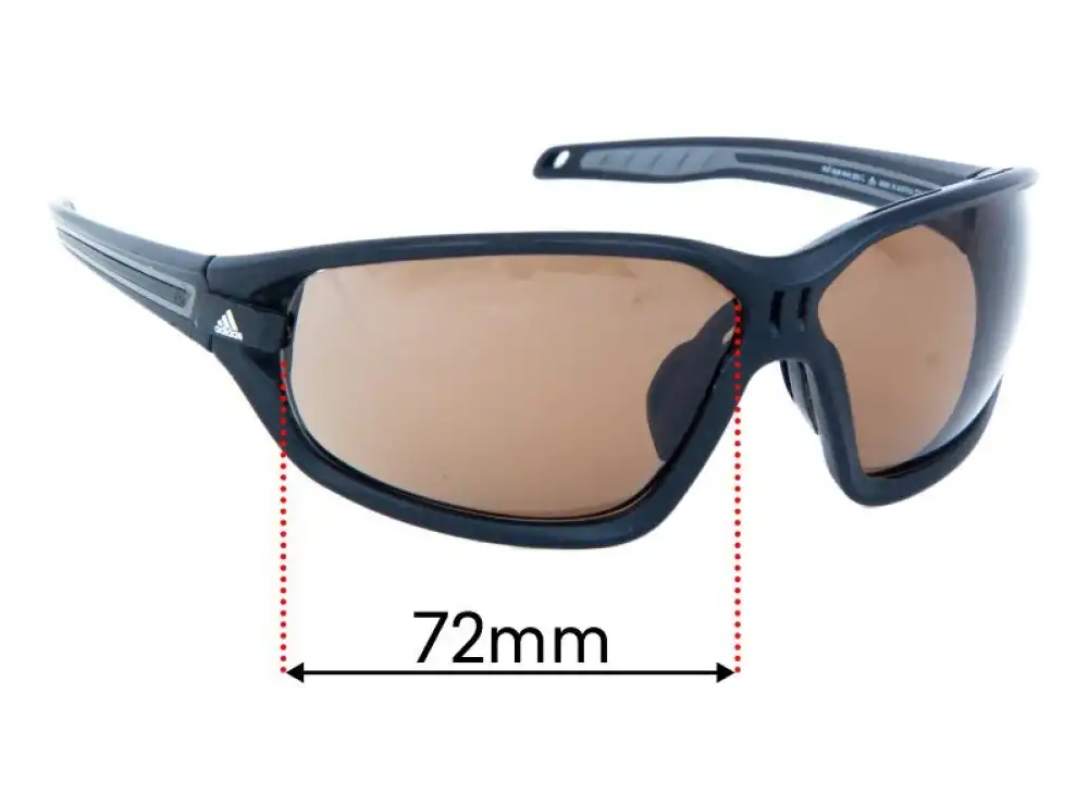 Sunglass Fix Ersatzgläser für Adidas A418 Evil Eye Evo L - 72mm Wide Sunglass Fix Ersatzgläser für Adidas A418 Evil Eye Evo L - 72mm Wide