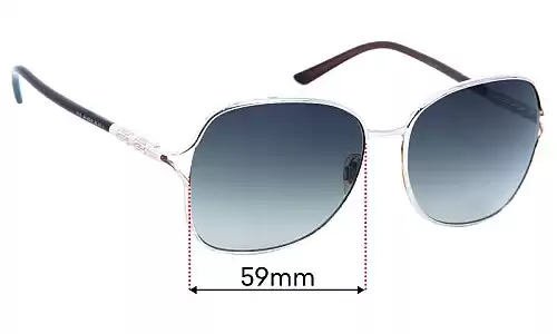Replacement Lenses for Burberry B 3058 - 59mm Wide Sunglass Fix Replacement Lenses for Burberry B 3058 - 59mm Wide
