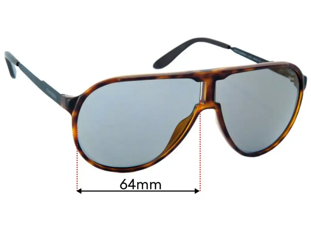Sunglass Fix Ersatzgläser für Carrera New Champion/L - 64mm Wide Sunglass Fix Ersatzgläser für Carrera New Champion/L - 64mm Wide