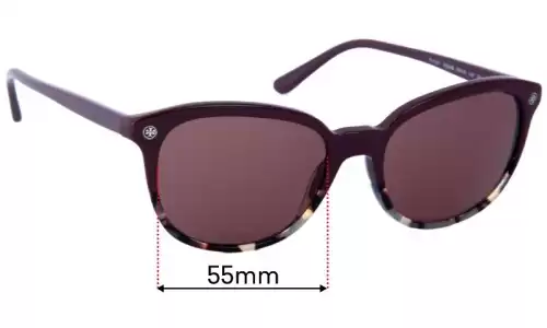 Sunglass Fix Replacement Lenses for Tory Burch TY7131 - 55mm Wide Tory Burch TY7131 Replacement Lenses 55mm wide