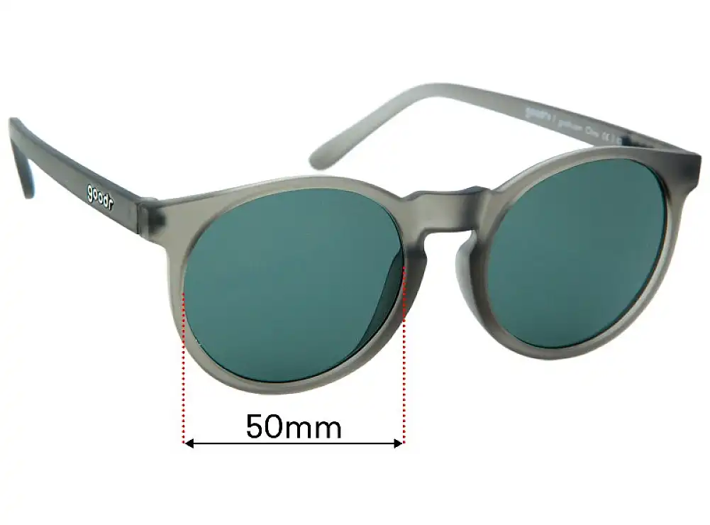 Sunglass Fix Ersatzgläser für Goodr They Were Out of Black - 50mm Wide Sunglass Fix Ersatzgläser für Goodr They Were Out of Black - 50mm Wide