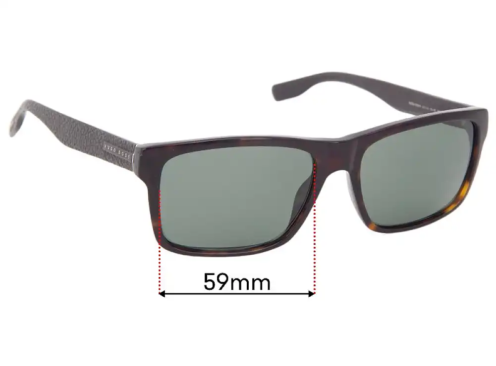 Hugo Boss 0509/S Replacement Lenses - 59mm Hugo Boss 0509/S Replacement Lenses - 59mm
