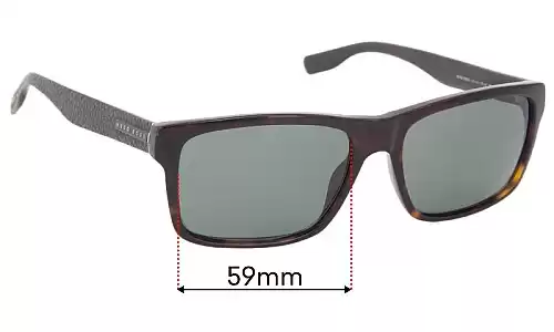 Hugo Boss 0509/S Replacement Lenses - 59mm Hugo Boss 0509/S Replacement Sunglass Lenses - 59mm