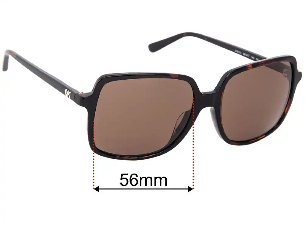 Michael Kors MK2098U Isle Of Palms Replacement Lenses - 56mm Wide Michael Kors MK2098U Isle Of Palms Replacement Lenses - 56mm Wide