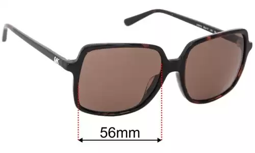 Michael Kors MK2098U Isle Of Palms Replacement Lenses - 56mm Wide Sunglass Fix Replacement Lenses for Michael Kors MK2098U Isle Of Palms - 56mm Wide