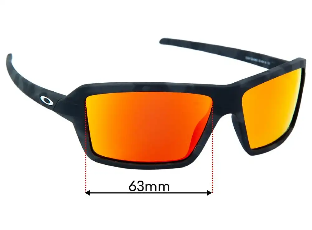 Sunglass Fix Ersatzgläser für Oakley Cables OO9129 - 63mm Wide Sunglass Fix Ersatzgläser für Oakley Cables OO9129 - 63mm Wide