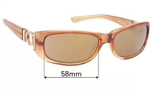 Oroton Santiago Replacement Lenses - 58mm Oroton Santiago Replacement Sunglass Lenses - 58mm
