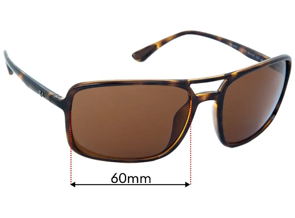 Sunglass Fix Ersatzgläser für Ray Ban RB4375 - 60mm Wide Sunglass Fix Ersatzgläser für Ray Ban RB4375 - 60mm Wide