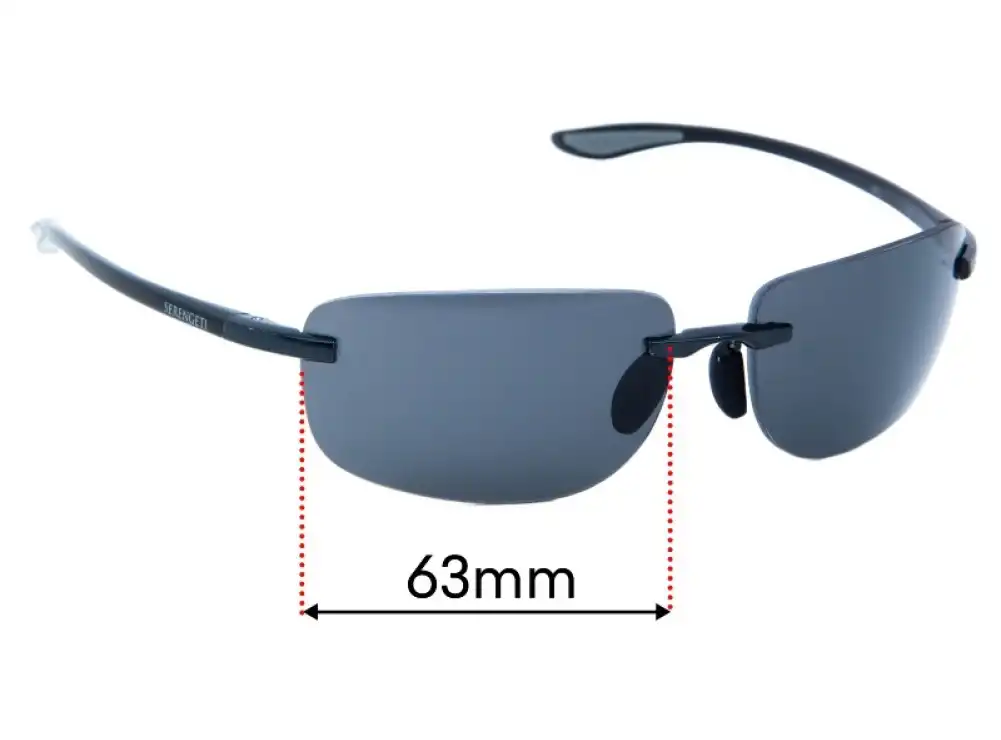 Sunglass Fix Ersatzgläser für Serengeti Rotolare - 63mm Wide Sunglass Fix Ersatzgläser für Serengeti Rotolare - 63mm Wide