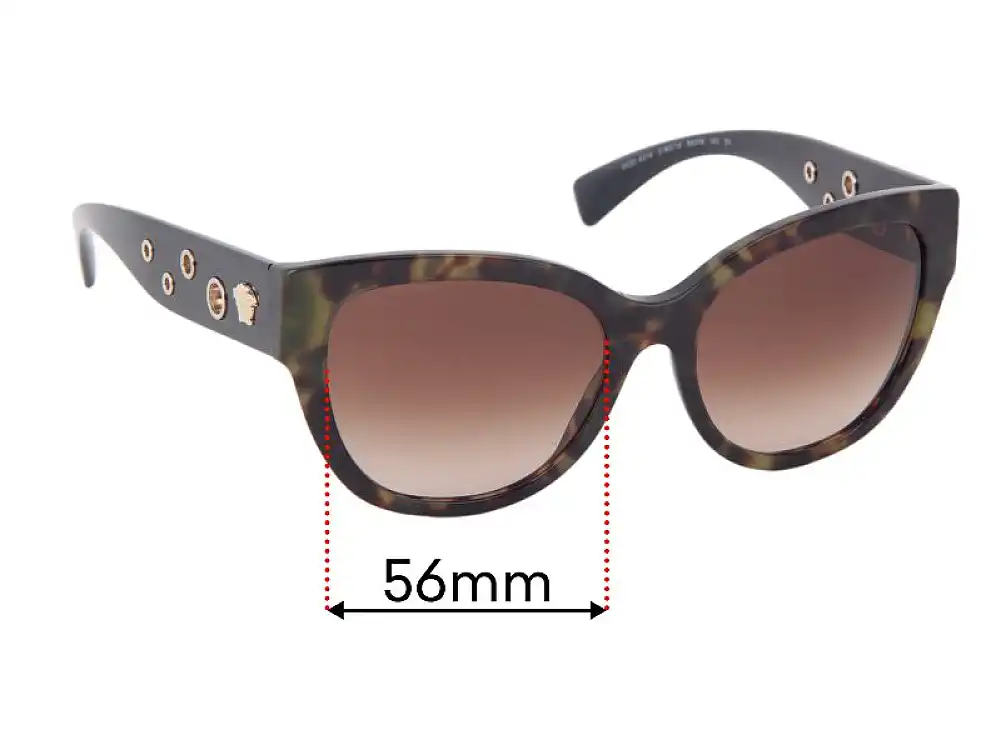 Sunglass Fix Ersatzgläser für Versace MOD 4314 - 56mm Wide Sunglass Fix Ersatzgläser für Versace MOD 4314 - 56mm Wide